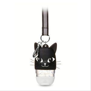 Black Cat Lanyard Light-up Pocketbac Gel Holder